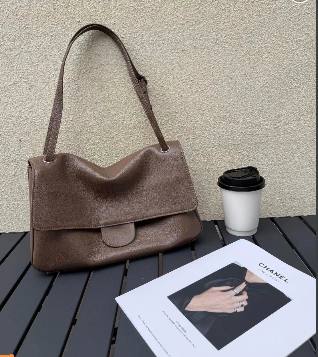 Miu Miu 26S Leather Airport Tote Bag