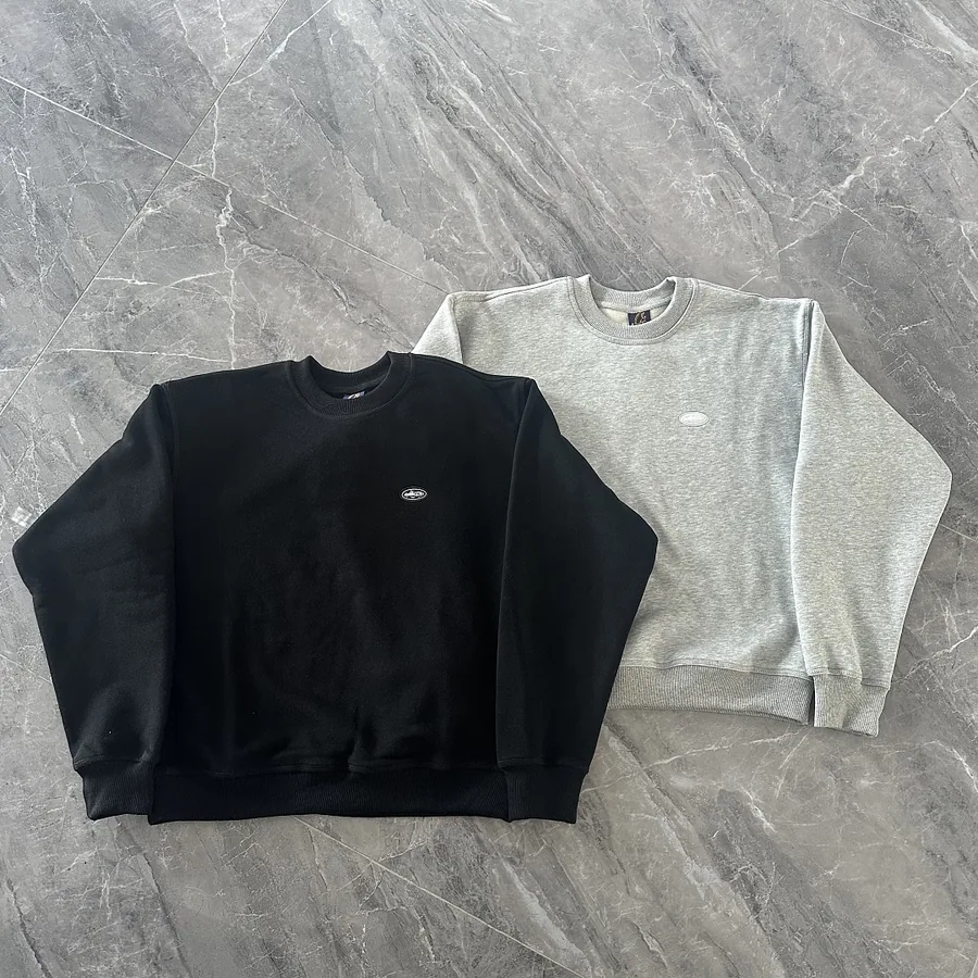 Embroidered Logo Crewneck Sweatshirt