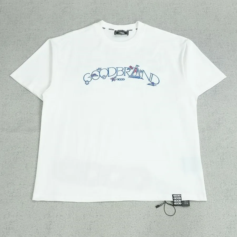 Goodbrand Nautical Logo Tee White
