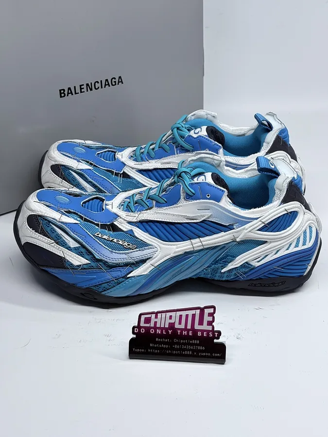 Balenciaga Runner Sneakers Blue White