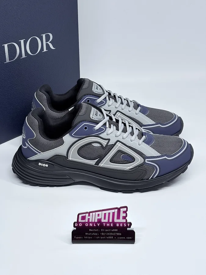 Dior B30 CD Sneakers Grey Navy