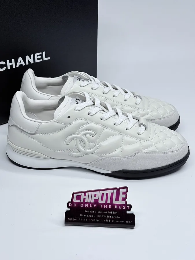 Chanel CC Sneakers All-White