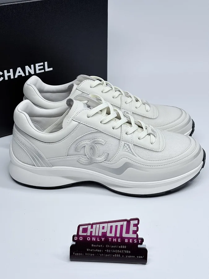Chanel CC Sneakers White
