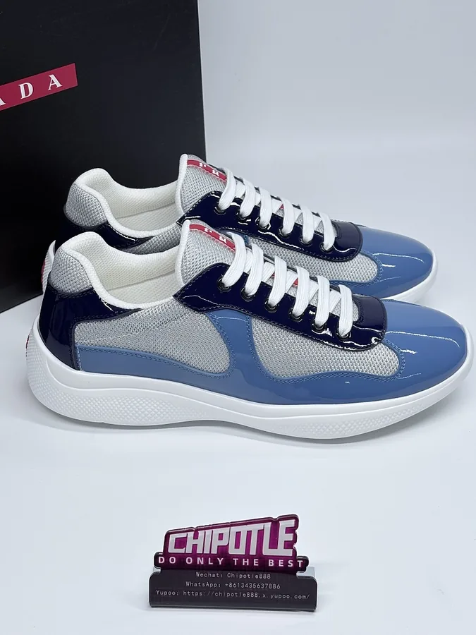 Prada America's Cup Sneakers Navy Blue
