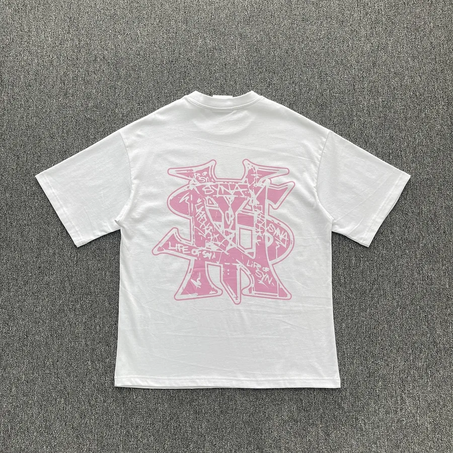 Synaworld Graffiti Logo Tee White/Pink