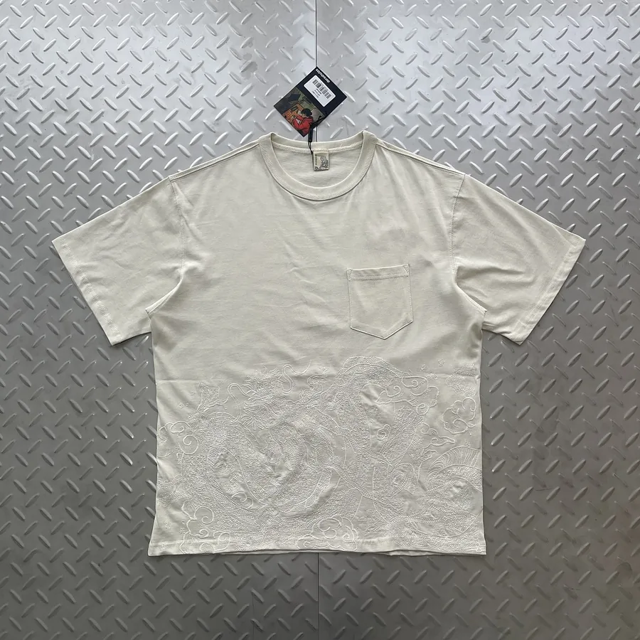Derschutze Yakuza Dragon Tee Off White