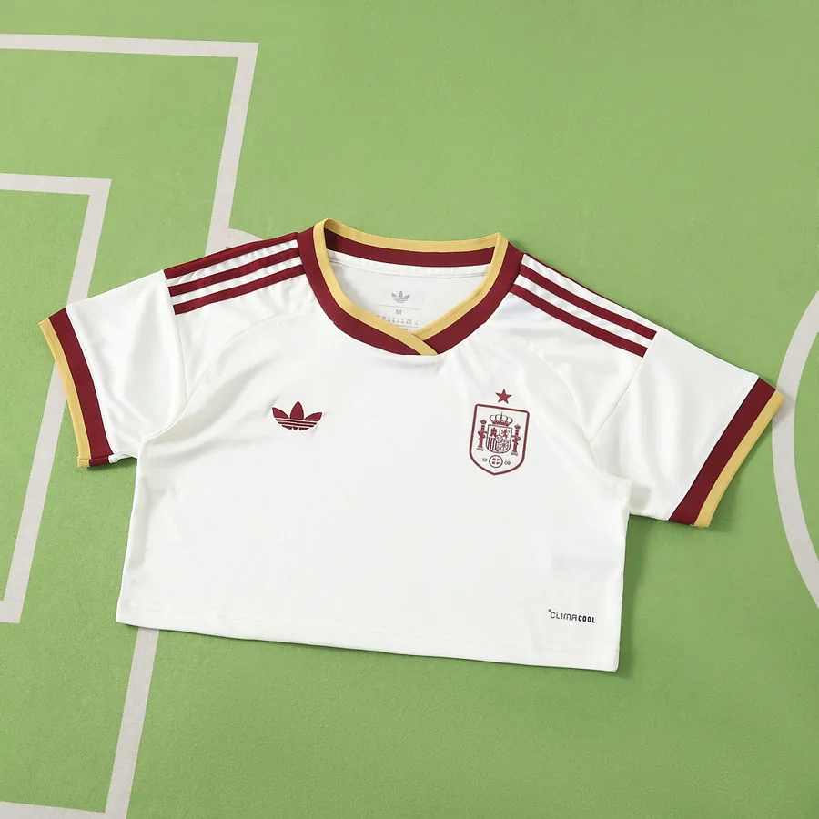 2026 FIFA World Cup Spain away Cropped Jersey