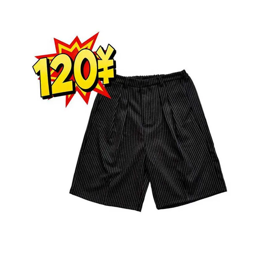 SHI*ZO pleated striped shorts【Christmas Discounts】