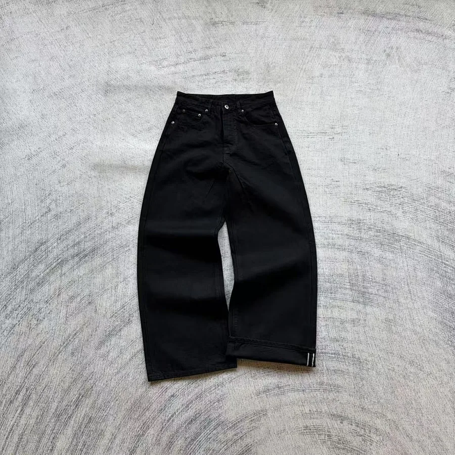 Fyredwrld Jet black selvedge denim jeans