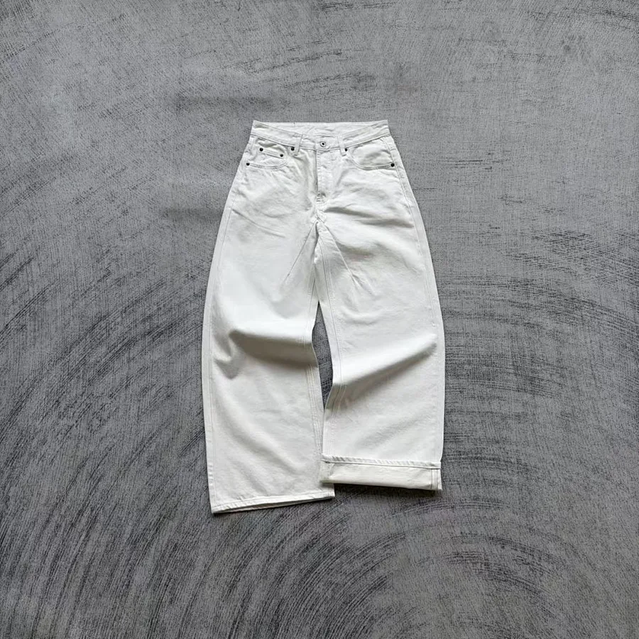 Fyredwrld Cream selvedge denim jeans