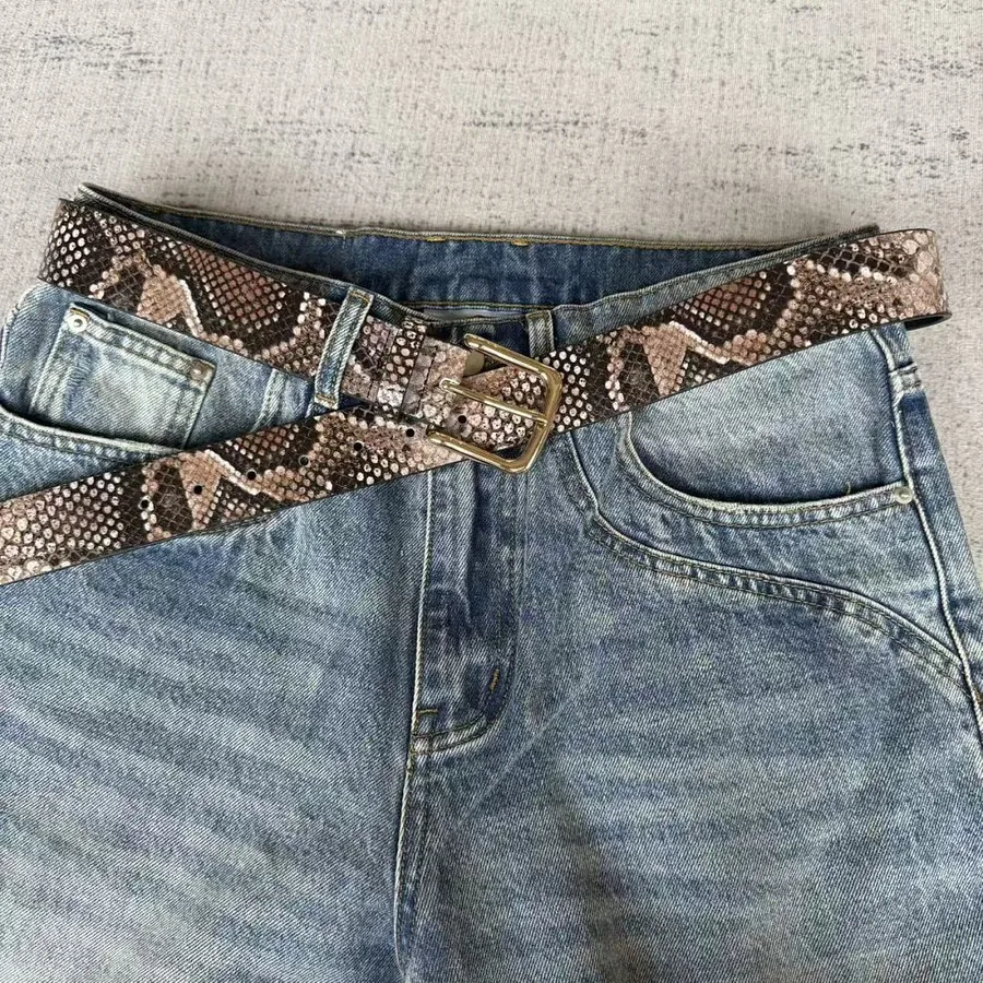 Firemade snake skin belt (inspired by Mutimer )