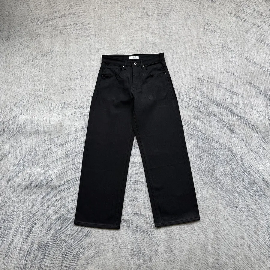 C*le ivy raw selvedge black denim
