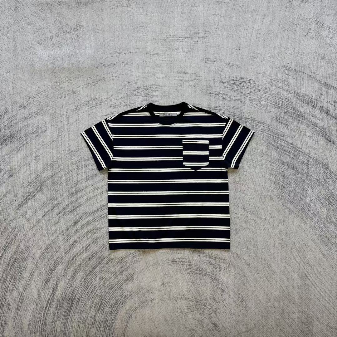 C*le Henry Striped Tees navy