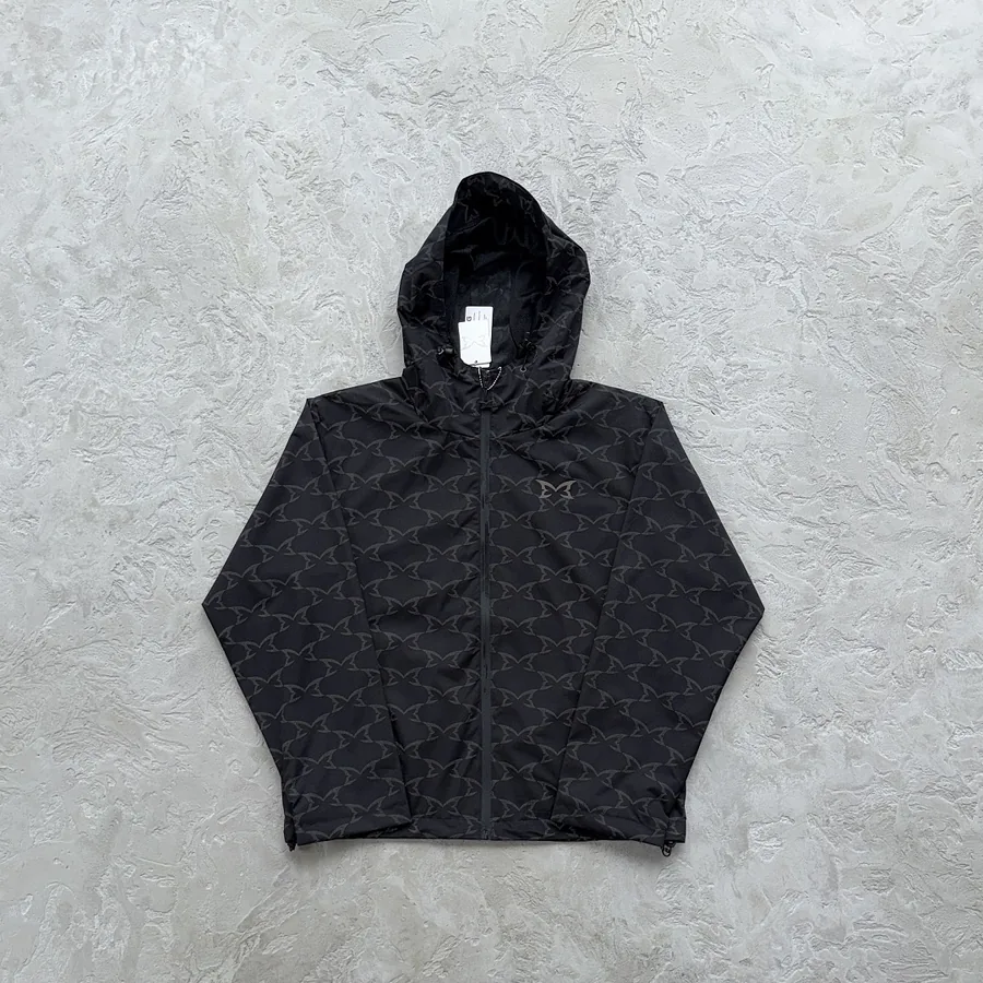 ME reflective monogram jacket