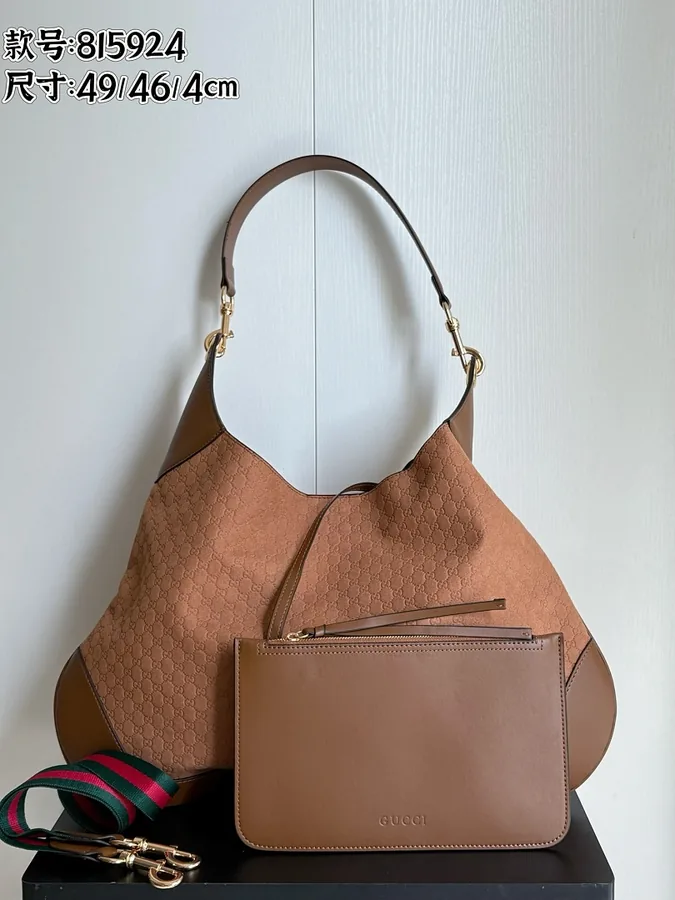 Gucci Aphrodite Large Hobo Bag (Tan)