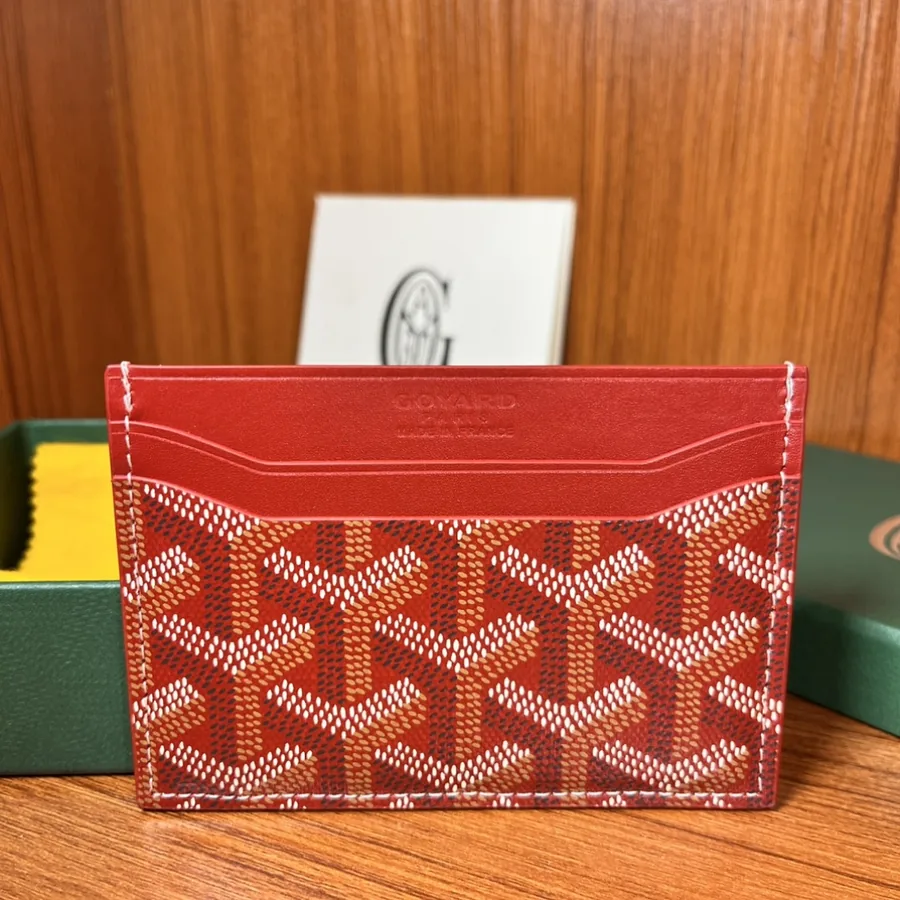 Goyard Card Holder (Red)