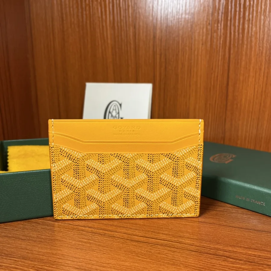 Goyard Card Holder (Yellow)