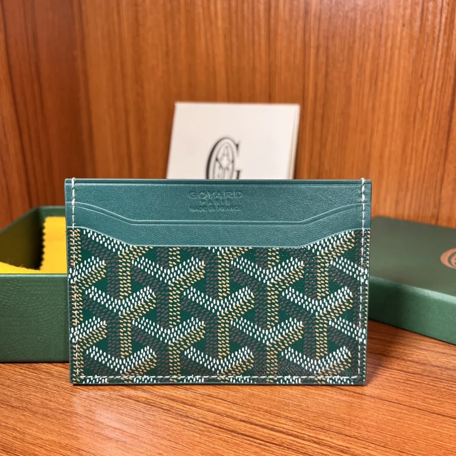 Goyard Card Holder (Green)