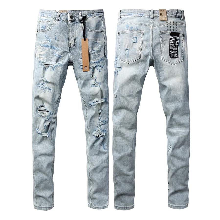 Ksubi Heavily Distressed Jeans Light Wash