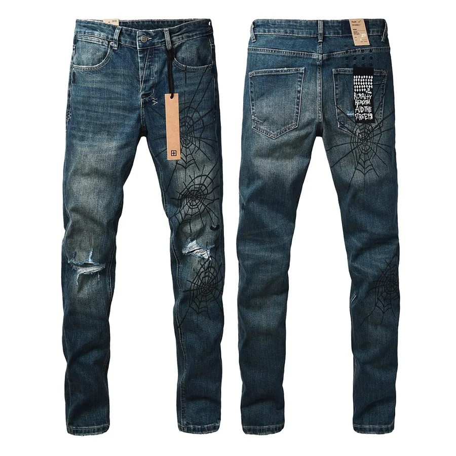 Ksubi Spiderweb Embroidered Jeans
