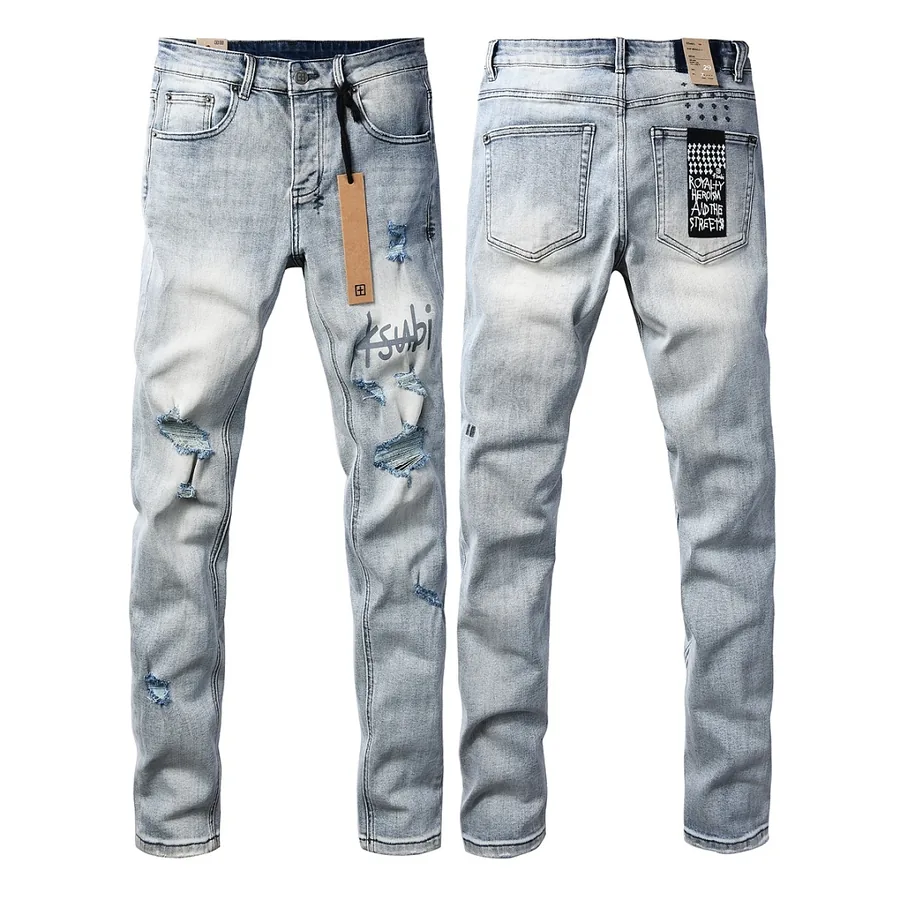 Ksubi Chitch Distressed Jeans Blue