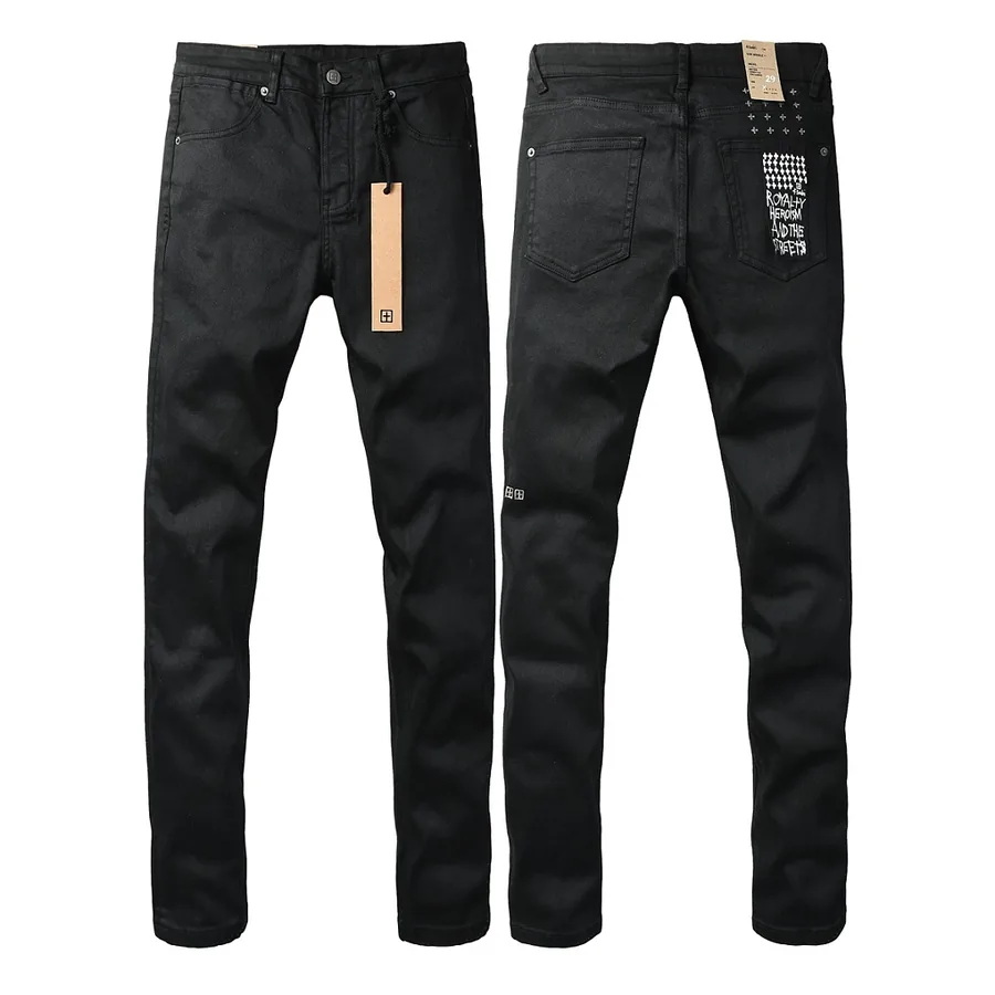 Ksubi Waxed Coated Jeans Jet Black