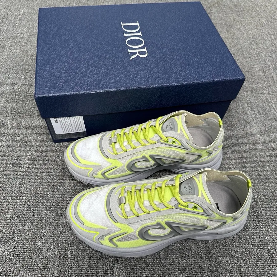 Dior B30 Sneakers Neon Yellow