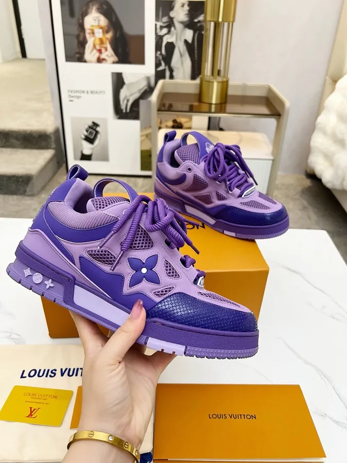 LV Trainer Sneakers Purple