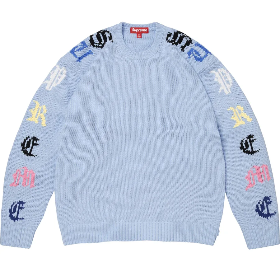 SS26 OLD ENGLISH SLEEVES SWEATER