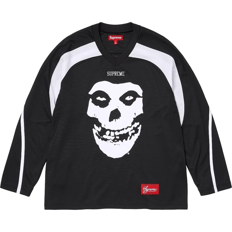 The Misfits Collab Skull Hockey Jersey Long Sleeve