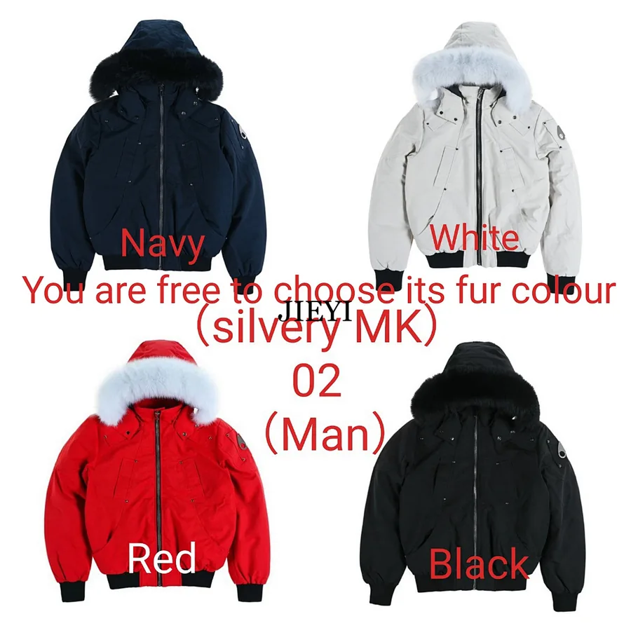 Moose Knuckles Bomber Jacket MK02 Silver