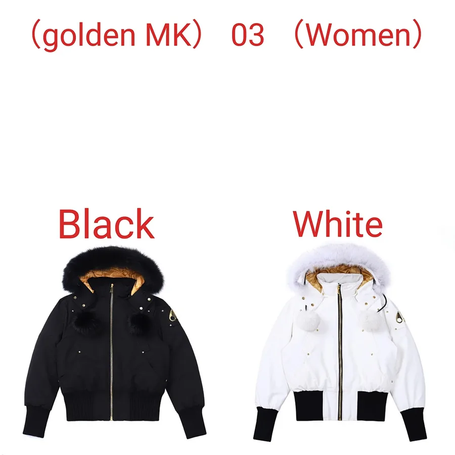 Moose Knuckles Pom Bomber MK03 Gold
