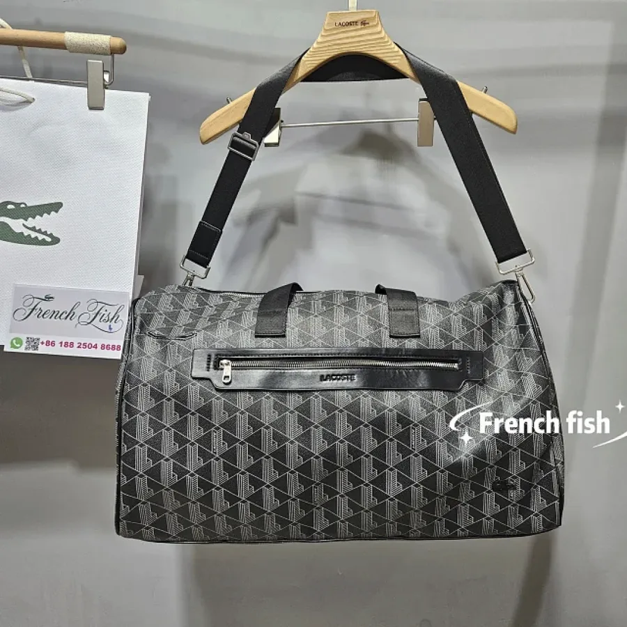 Lacoste Monogram Duffle Bag