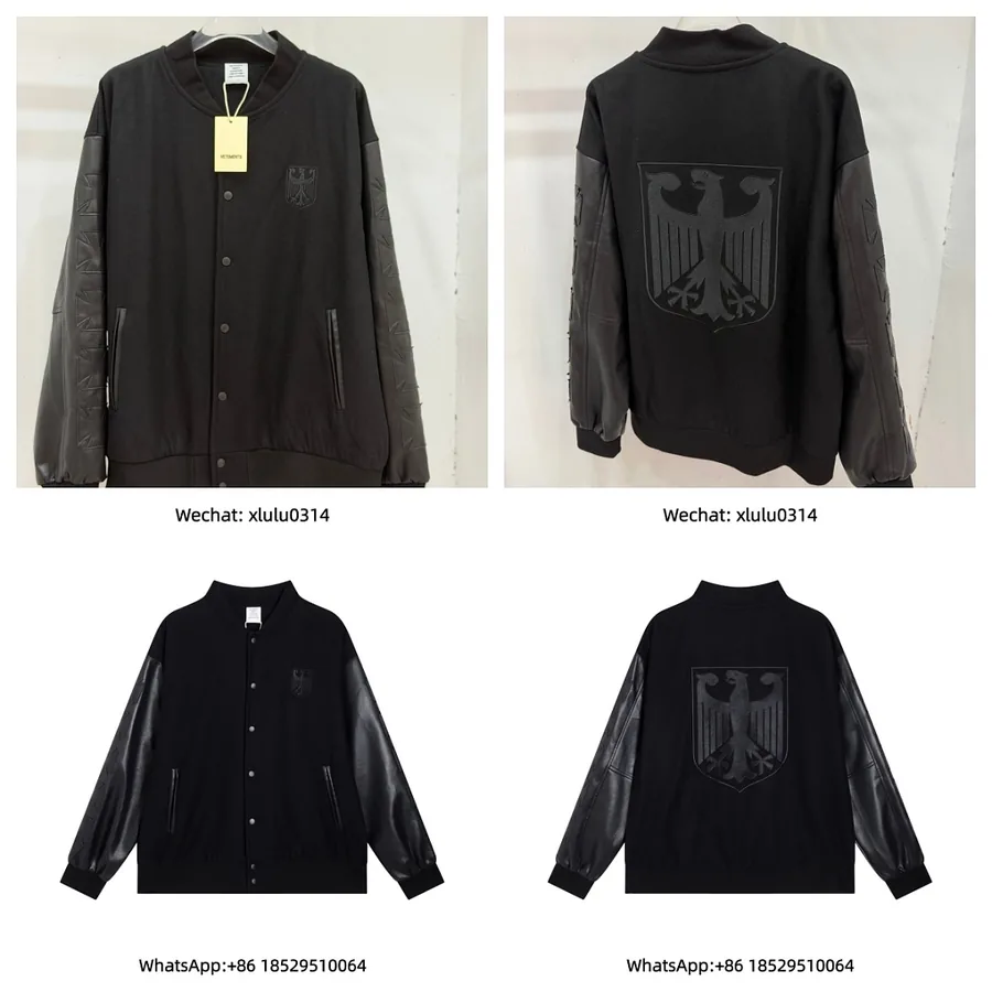 Vetements Eagle Embroidered Panel Jacket