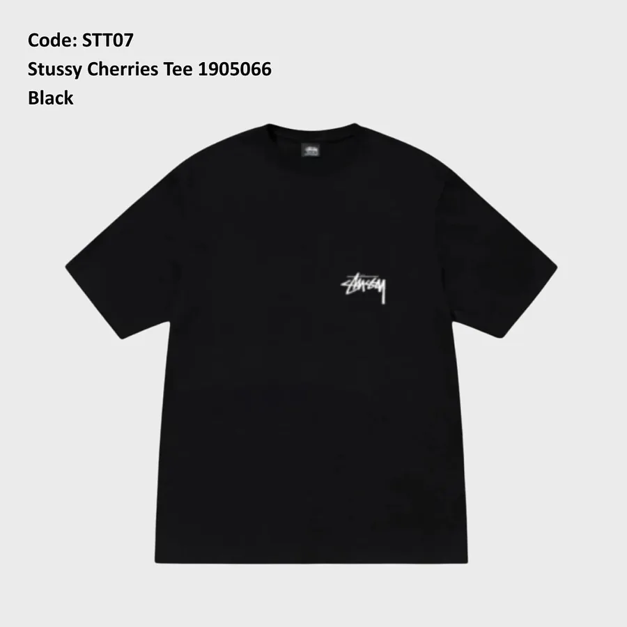 Stussy Cherries Tee in Black