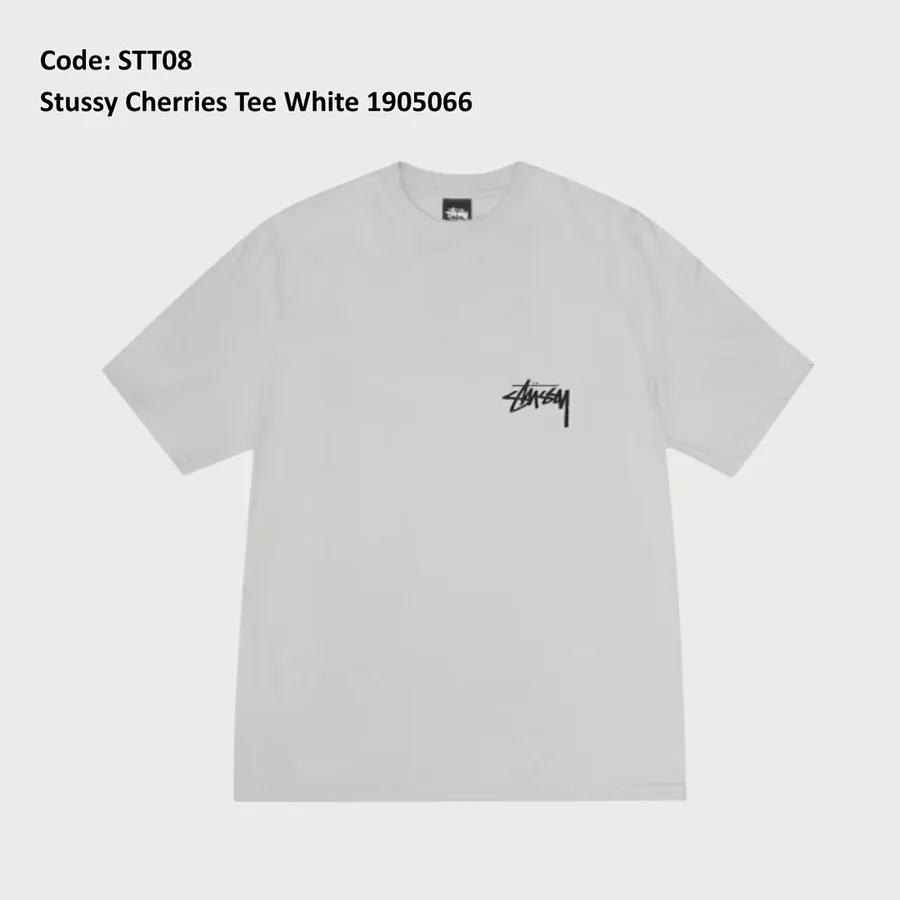 Stussy Cherries Tee in White