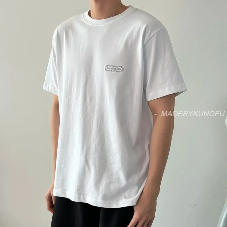 P229 Item ID 9080 D1OR 1947 Embroidered Coast Original Yarn SS26 Spring Men's Collection Loose Cotto