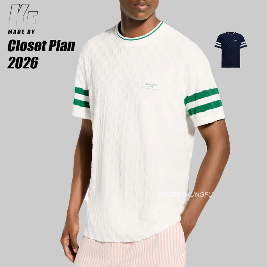 1V DAMIER terry tennis TEE ( )