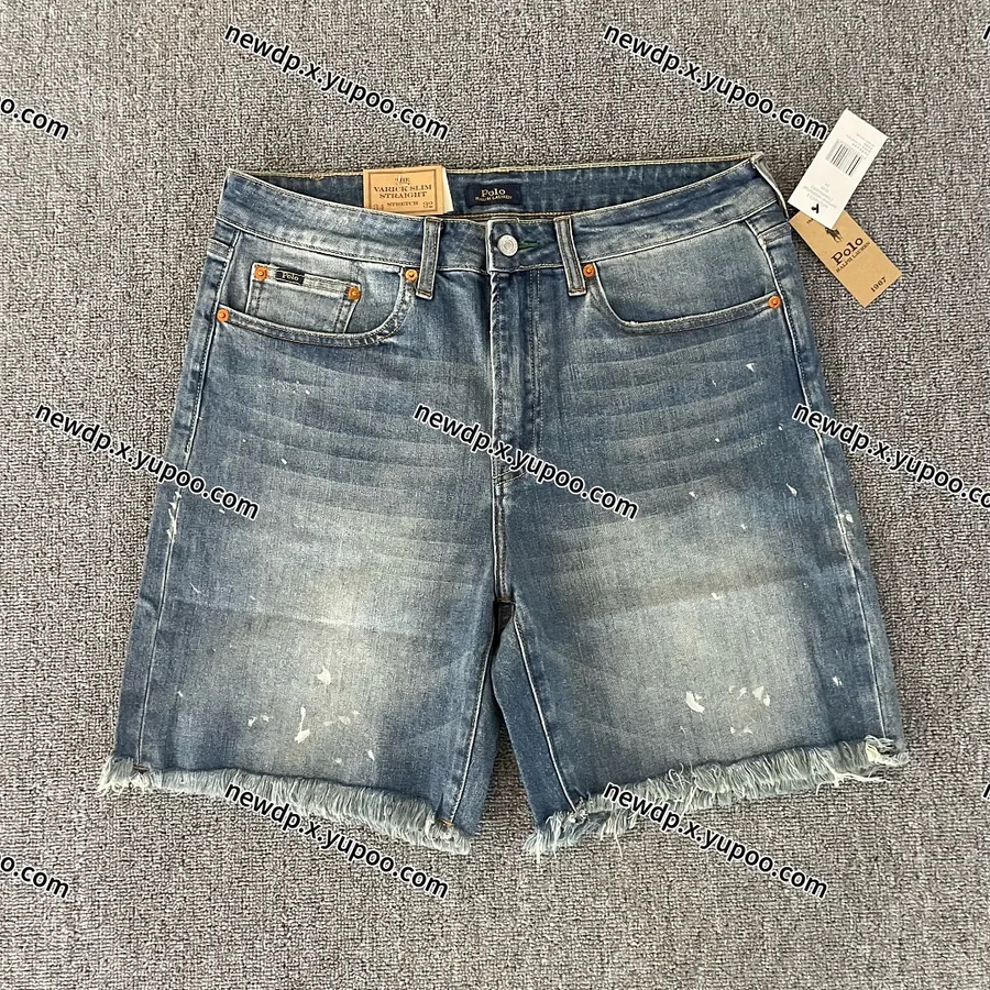 RL denim shorts