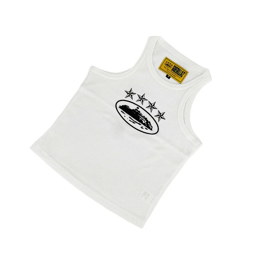 Corteiz Alcatraz Vest White