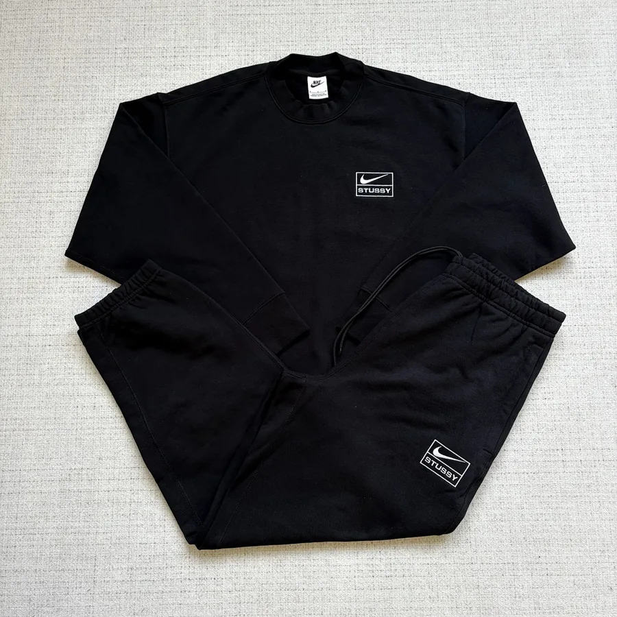 Nike x Stussy Tracksuit Black