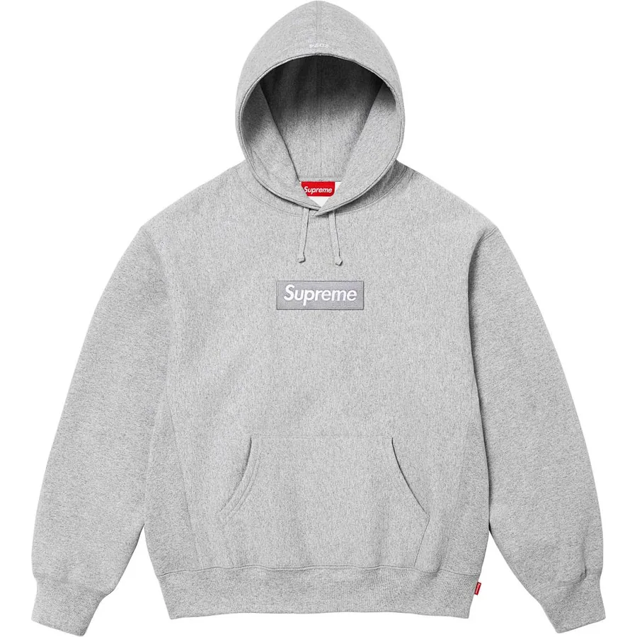 Supreme Box Logo Hoodie Grey