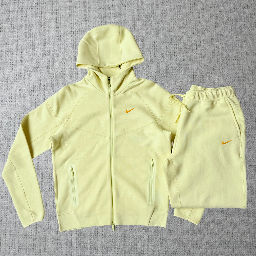 NK Nocta tech fleece tracksuit yellow