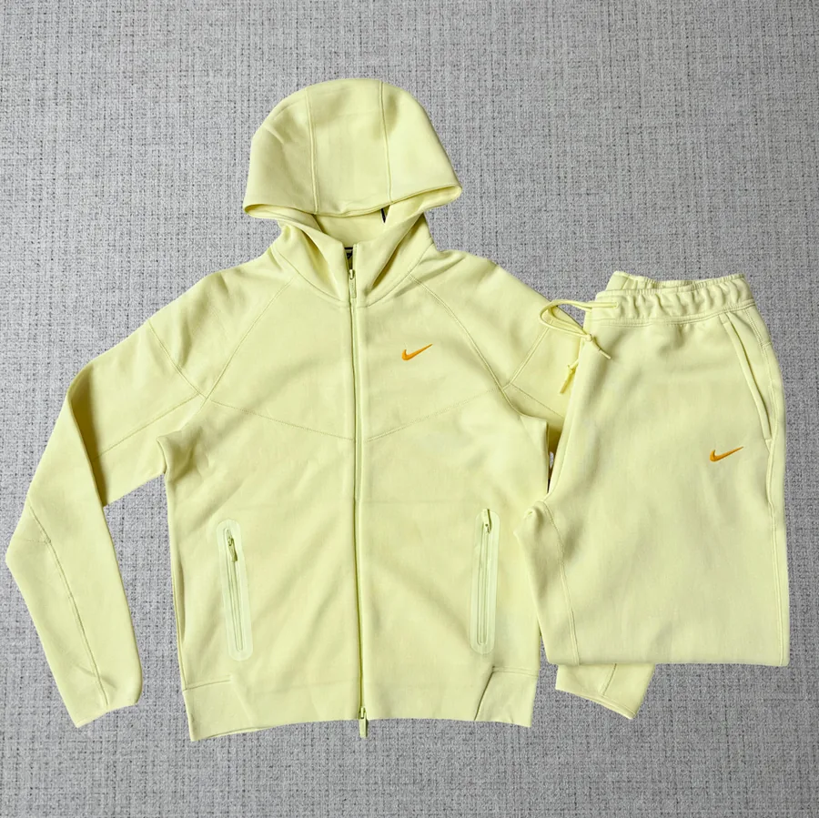 NK Nocta tech fleece tracksuit yellow
