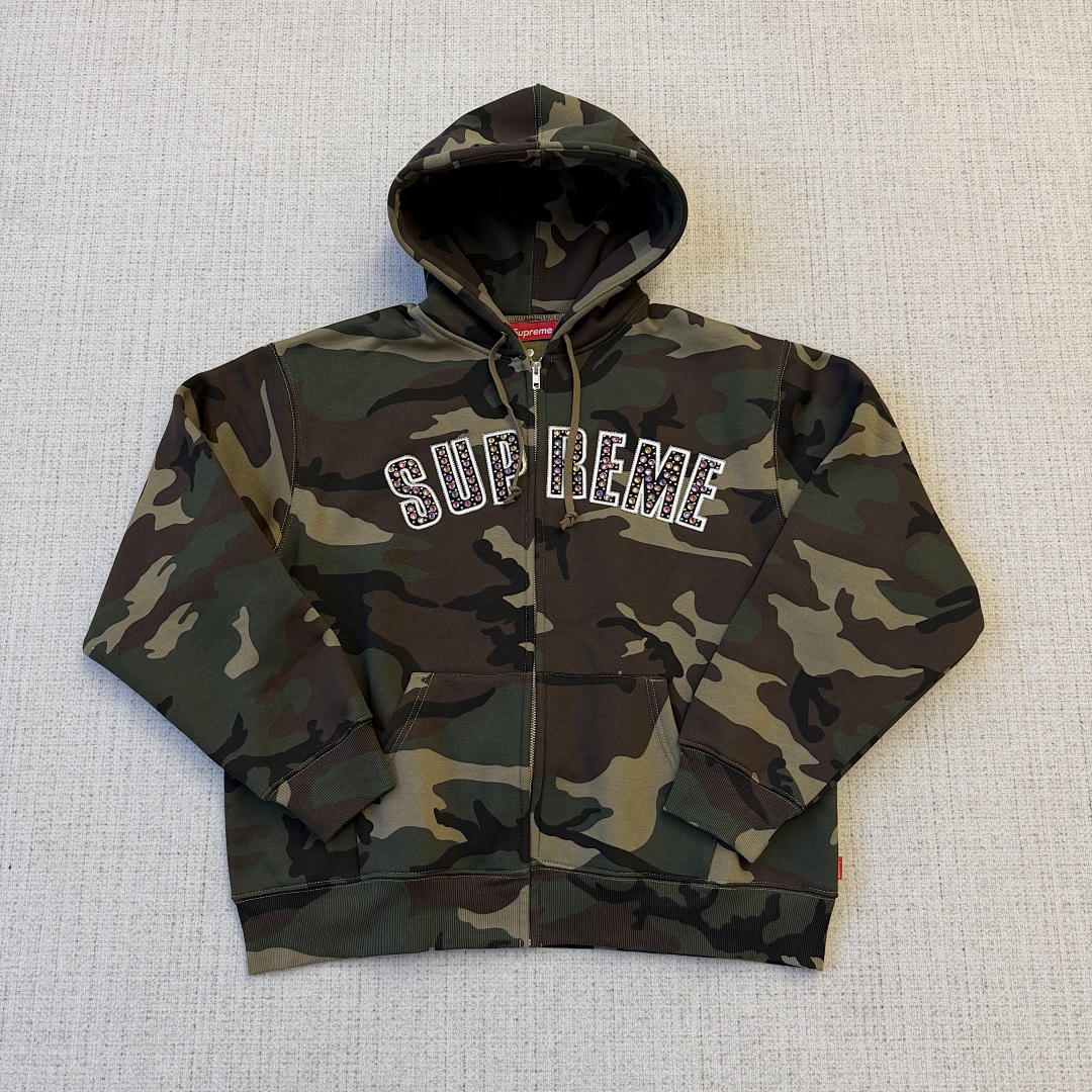 Supreme bb simon zip up hoodie