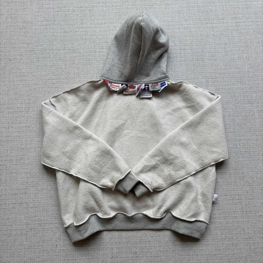 greedy zip hoodie