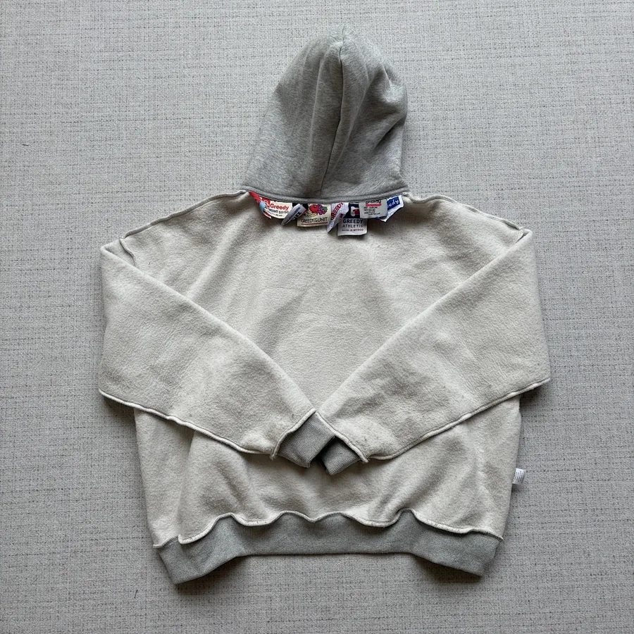 greedy zip hoodie