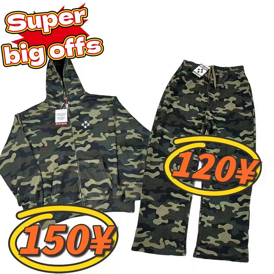 99based Camo Hoodie & Sweatpants