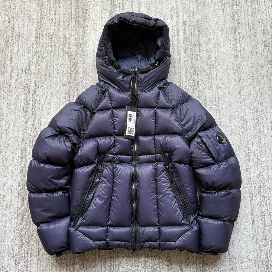 BLUE CP DD SHELL PUFF JACKET（goose down）