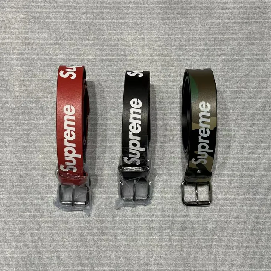 Supreme SS24 WEEK 6 REPEAT LEATHER BELT